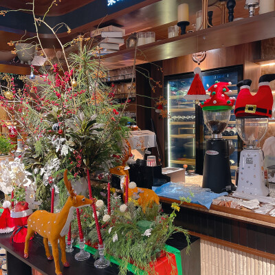 到处都是圣诞氛围