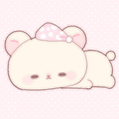 可爱轻松熊手绘头像@糕冷小迎