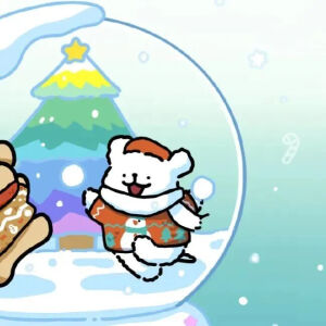 圣诞线条小狗情头