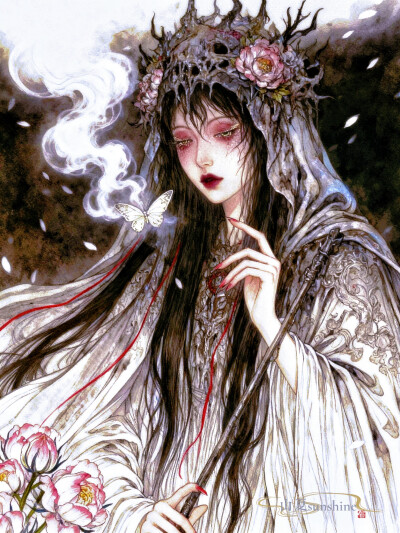 生命不就是持续不断地从自己身上分离吗？#充能计划画画#国漫国风#佳人#小说封面#审美积累