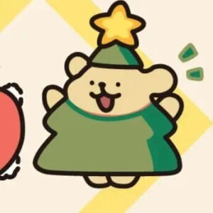 圣诞线条小狗情头