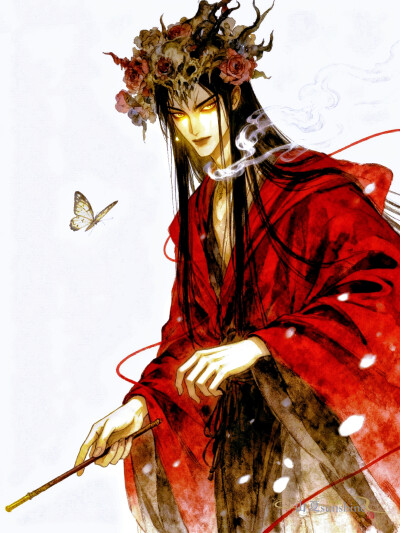 生命不就是持续不断地从自己身上分离吗？#充能计划画画#国漫国风#佳人#小说封面#审美积累