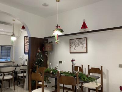 到处都是圣诞氛围