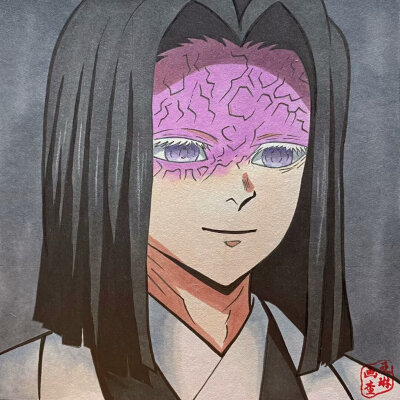 产屋敷耀哉 | 马克笔手绘，视频在：快手，B站，小红书等：画查亚琳儿