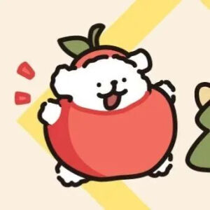 圣诞线条小狗情头