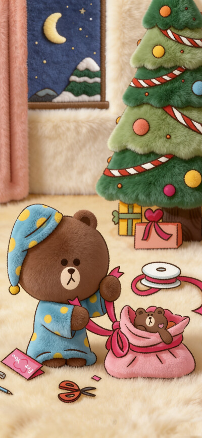 二创变风格
布朗熊壁纸（to 小红书386645218）