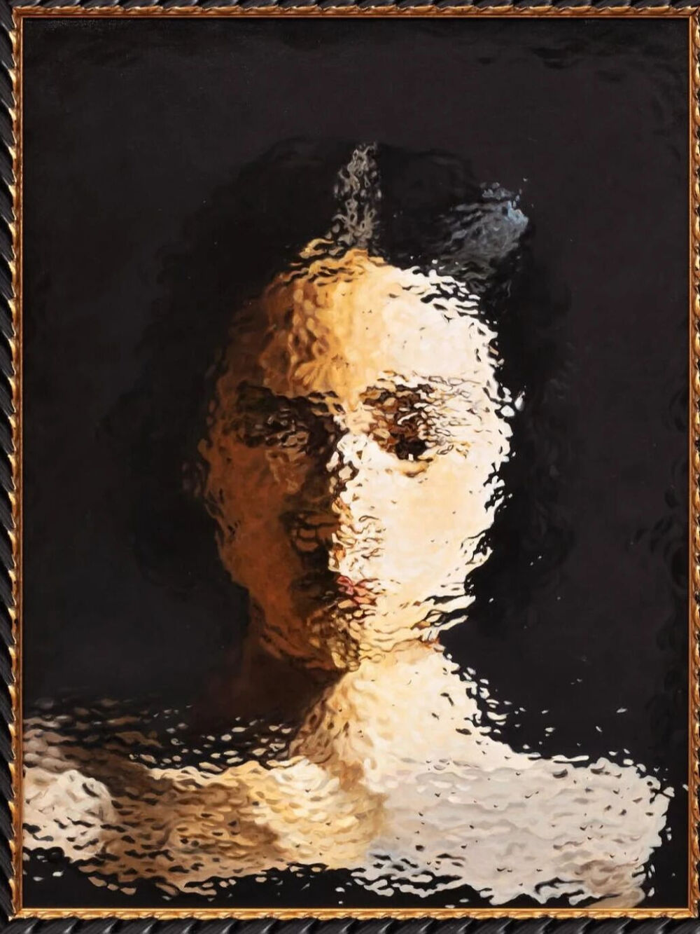 迪亚戈·埃尔南德斯是一位1970年代出生的古巴艺术家，他的画作通过起伏的线条、有节奏的笔触和动态构图，唤起了朦胧的视觉动感，使画布显得犹如雨天场景中，栩栩如生。