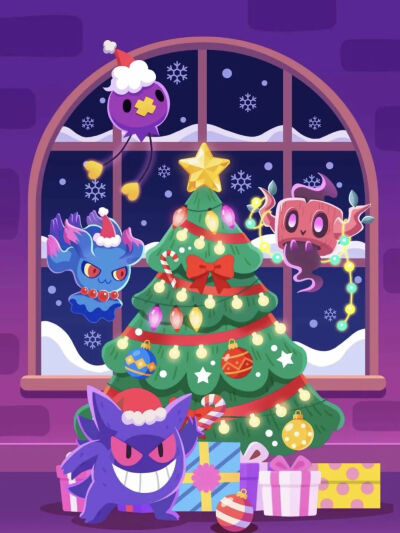 宝可梦欢度圣诞节