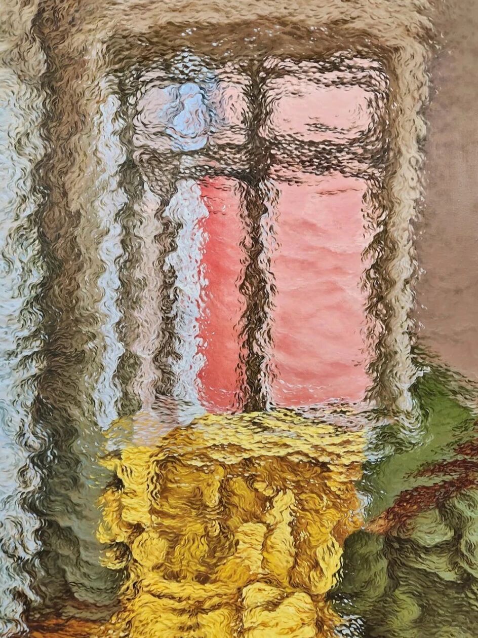 迪亚戈·埃尔南德斯是一位1970年代出生的古巴艺术家，他的画作通过起伏的线条、有节奏的笔触和动态构图，唤起了朦胧的视觉动感，使画布显得犹如雨天场景中，栩栩如生。