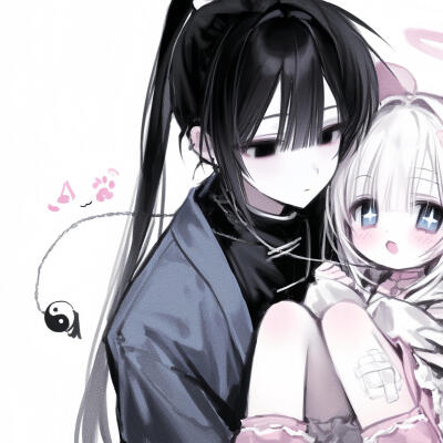 动漫情侣头像ai xhs小晴天