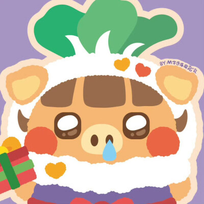 雪落无人岛，圣诞头像