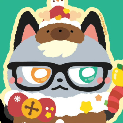 雪落无人岛，圣诞头像