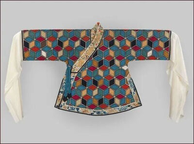 清代 百纳戏衣美国大都会博物馆 藏