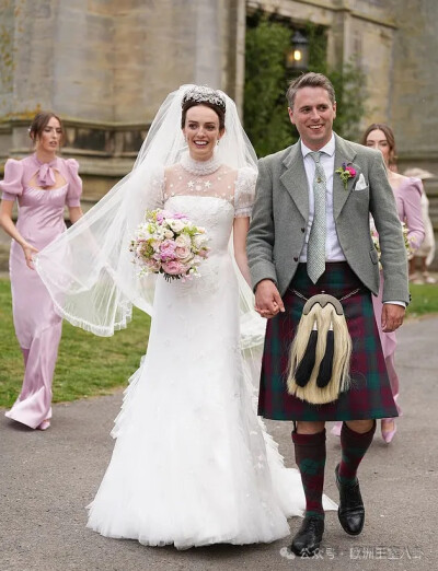 2025年6月 英国林赛伯爵长子威廉 x 拉特兰公爵长女维奥莱特婚礼