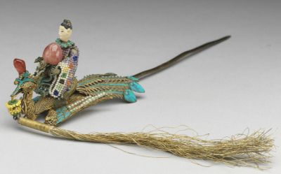 清代 银镀金麻姑献寿步摇 台北故宫博物院藏