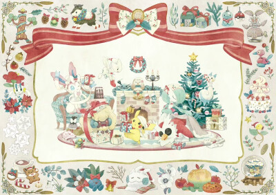 宝可梦欢度圣诞节