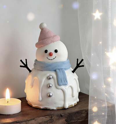 可爱雪人ins风圣诞壁纸