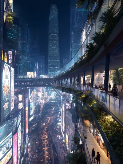 赛博朋克未来都市