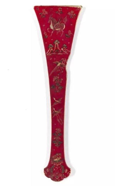 ▲ 正仓院藏唐红牙镂拨