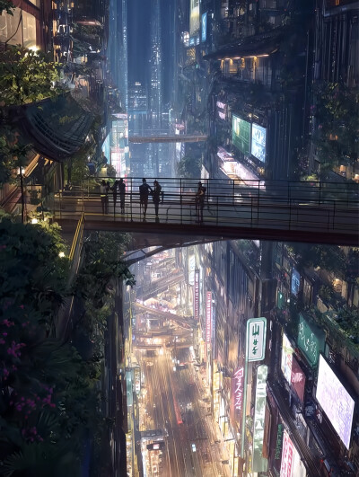 赛博朋克未来都市