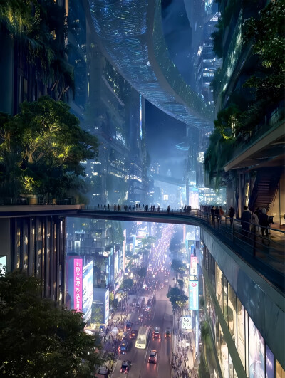 赛博朋克未来都市