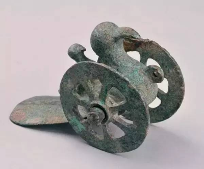 汉代 铜鸠车 河南南阳宗康墓出土河南博物院藏