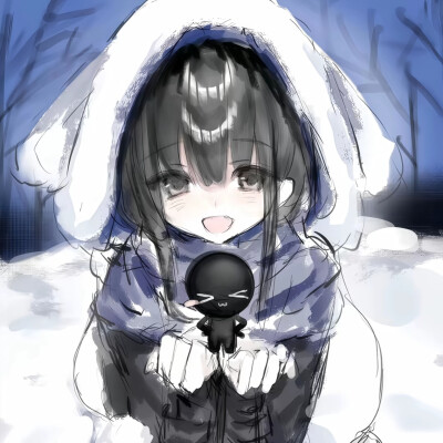 适合冬季的动漫女头