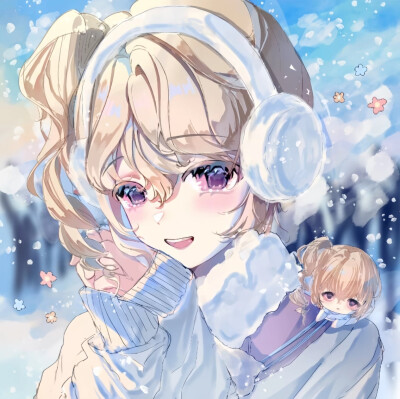 适合冬季的动漫女头