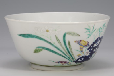 清雍正 粉彩仙灵祝寿纹碗
观复博物馆藏
