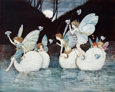 澳大利亚插画家 艾达·奥斯韦特（Ida Rentoul Outhwaite，1888-1960）是插画黄金时代的代表性艺术家，尤以描绘仙女的奇幻插画而闻名。她艺术天赋早显，15岁时便为姐姐创作的故事绘制插图并发表于杂志。她毕生致力于创…