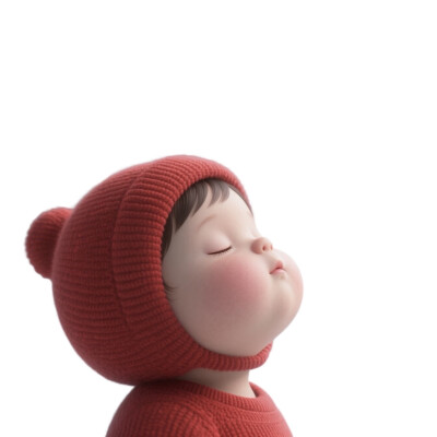 可爱 头像 红色