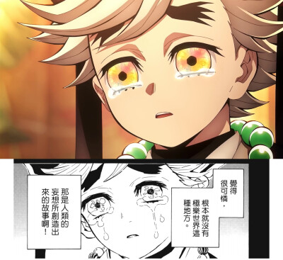 童磨
自拼 无限城第一章上二战（上半场）动画漫画对比
用目前被传上流媒的源拼对比好了 漫画选了东立版（繁体黑白）