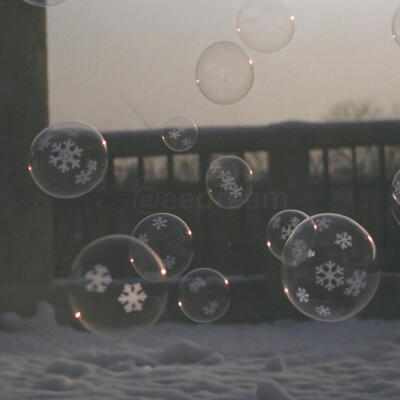 雪花泡泡