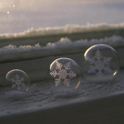 雪花泡泡
