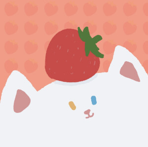 卡通水果猫咪头像