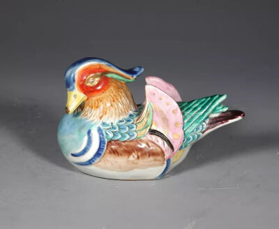 清乾隆  瓷塑鸳鸯观复博物馆藏