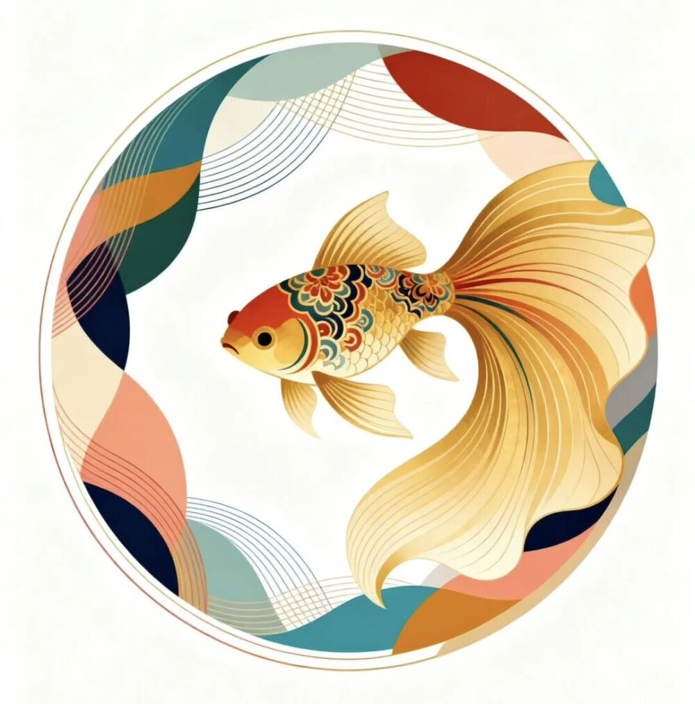 金鱼游弋