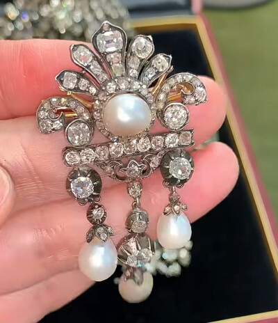 古董珠宝 胸针 大型吊坠