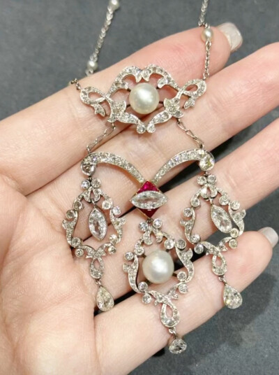 古董珠宝 胸针 大型吊坠