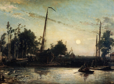 约翰·巴托尔德·琼坎（Johan Barthold Jongkind，1819年6月3日－1891年2月9日）是荷兰画家与版画家。他以自由奔放的笔触描绘海景，被公认为荷兰印象主义先驱。