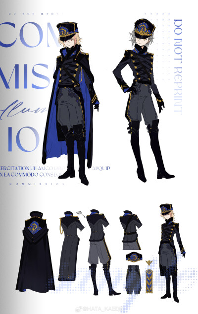 服装设计
画师@HATA_KAEDE