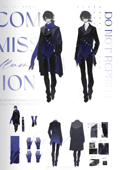 服装设计
画师@HATA_KAEDE