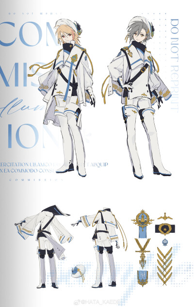 服装设计
画师@HATA_KAEDE