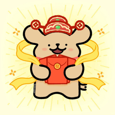 线条小狗头像。