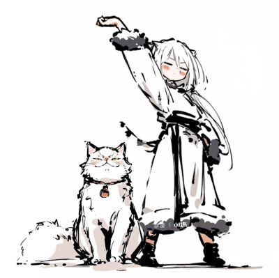 古风少女与咪头像