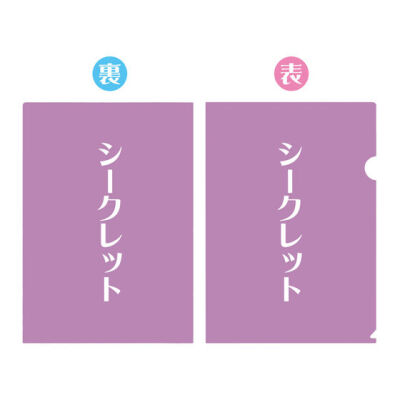 偶像活动透明文件夹扭蛋