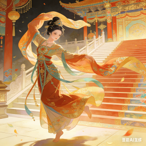 胡服何葳蕤，仙仙登绮墀。
翘袖中繁鼓，倾眸溯华榱。
体轻似无骨，观者皆耸神