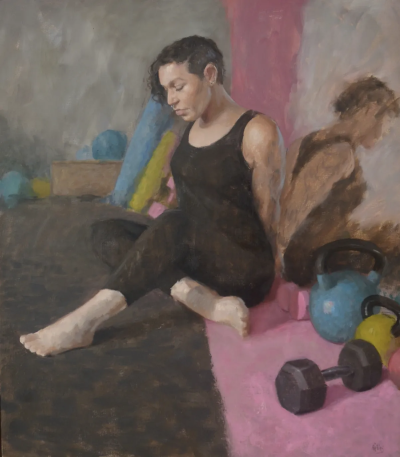 艾娜·克洛塔斯是一位西班牙当代画家，以敏感而克制的具象绘画语言而受到关注。她的作品多以人物，尤其是女性形象为核心，画面氛围安静而内省，人物常处于沉思、停顿或情绪尚未明朗的瞬间。克洛塔斯擅长运用柔和的色…