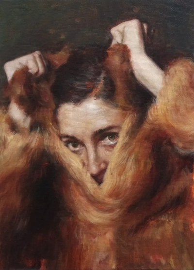 安娜·马迪亚是一位意大利当代具象画家，以高度写实却富有情绪深度的人物绘画而受到关注。她的作品多以女性形象为核心，画面构图克制而亲密，人物常处于沉思、停顿或自我凝视的状态之中。马迪亚擅长运用柔和而精准的…