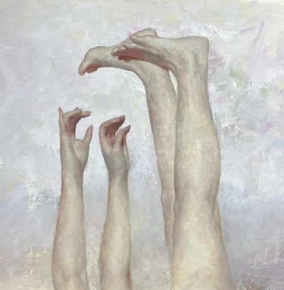 艾娜·克洛塔斯是一位西班牙当代画家，以敏感而克制的具象绘画语言而受到关注。她的作品多以人物，尤其是女性形象为核心，画面氛围安静而内省，人物常处于沉思、停顿或情绪尚未明朗的瞬间。克洛塔斯擅长运用柔和的色…